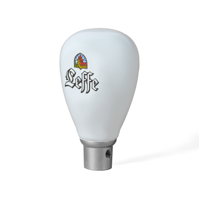 Рукоятка для крана Leffe шар., керамич., белая 9,5 см. в Красноярске